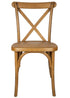 Chivari Chestnut X-Leg Farm Table Dining Set with 10 Chairs TFARM-CHESTNUT-X-LEG-KIT-CXR-AX