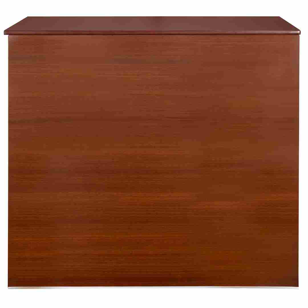 Chivari 42" Tall x 48" Long Walnut Finish Portable Foldable Bar BAR-FOLD-48-WALNUT-AX-T