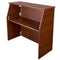 Chivari 42" Tall x 48" Long Walnut Finish Portable Foldable Bar BAR-FOLD-48-WALNUT-AX-T