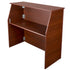Chivari 42" Tall x 48" Long Walnut Finish Portable Foldable Bar BAR-FOLD-48-WALNUT-AX-T