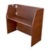 Chivari 42" Tall x 48" Long Walnut Finish Portable Foldable Bar BAR-FOLD-48-WALNUT-AX-T