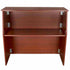 Chivari 42" Tall x 48" Long Walnut Finish Portable Foldable Bar BAR-FOLD-48-WALNUT-AX-T