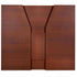 Chivari 42" Tall x 48" Long Walnut Finish Portable Foldable Bar BAR-FOLD-48-WALNUT-AX-T