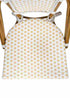 Toulouse White and Beige French Bistro Set Includes  48" x 36" Table and 4 Chairs FBK-SQ-WB-WB4-AX