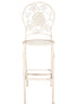 Chivari White Barcelona Bistro Barstool with Round Seat and Back by Chivari (Per Chair Price Shown – Sold only in Quantities of 2) BBBMRW-AX-T