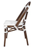 Toulouse White French Bistro Set Includes 48" x 36" Table and 4 Chairs FBK-SQ-WWD-WD4-AX