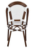 Toulouse White French Bistro Set Includes 48" x 36" Table and 4 Chairs FBK-SQ-WWD-WD4-AX