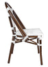 Toulouse White French Bistro Set Includes 40" Table and 4 Chairs FBK-WWD-WD4-AX