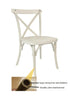 Chivari White Distressed Fluted Leg Farm Table Dining Set with 10 Chairs TFARM-WHITEDIS-T-LEG-KIT-CXR-AX