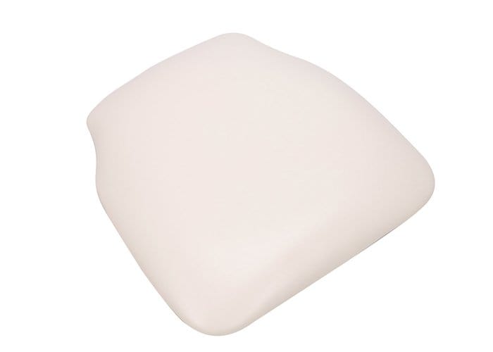 Chivari White 1.75" Thick Vinyl Panel Chiavari Chair Cushion CUSHPANVINWHI-PVC-CONT-AX-T
