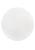 Toulouse 40" Round Glass Top White Rattan French Bistro Table TBTPWWD-KT-AX-T