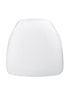 Chivari White 1.75" Thick Fabric Panel Chiavari Chair Cushion CUSHPANFABWHI-AX-T