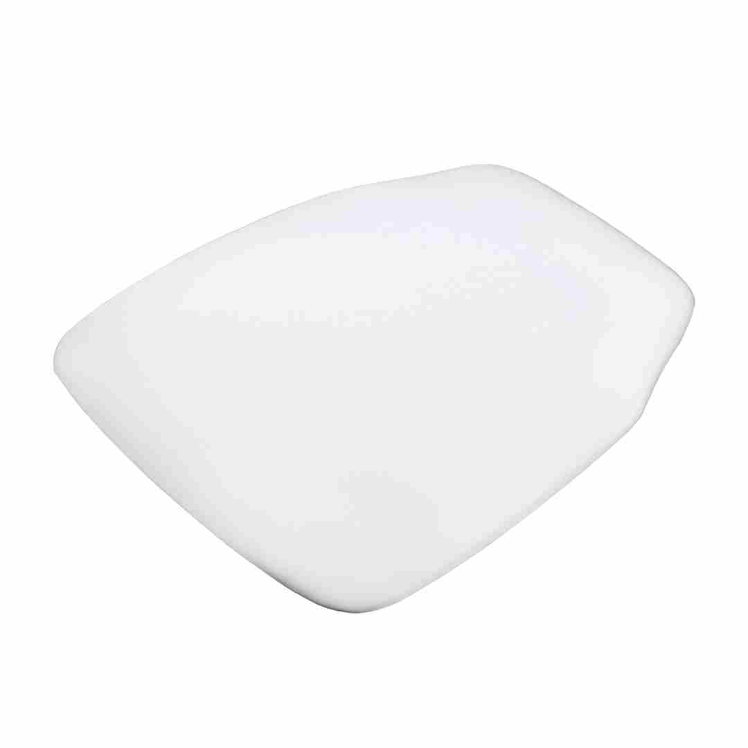 Chivari White 1.75" Thick Fabric Panel Chiavari Chair Cushion CUSHPANFABWHI-AX-T