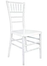 Sparkling Pearl White Resin Steel Skeleton™ Chiavari Chair