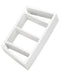 Chivari 50 Pack White Ganging Clip for Resin Folding Chairs PARTS-FOLD-RESIN-CLIP-WH50