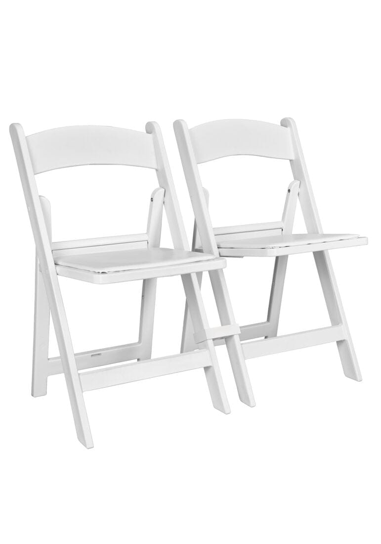 Chivari 50 Pack White Ganging Clip for Resin Folding Chairs PARTS-FOLD-RESIN-CLIP-WH50
