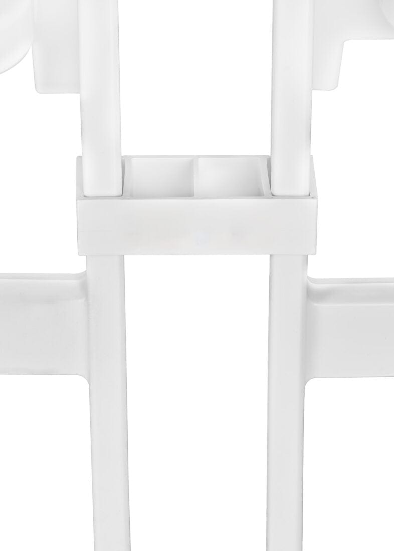 Chivari 50 Pack White Ganging Clip for Resin Folding Chairs PARTS-FOLD-RESIN-CLIP-WH50