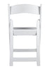 Chivari White SuperResin™ Folding Chair CFRW-AX-T