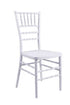 Chivari White Resin Steel Skeleton™ Chiavari Chair CCRW-STEEL-AX-T