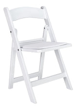 Kids White Resin Folding Chair