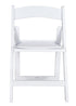 Chivari Kids White Resin Folding Chair CFRW-KID-AX-T
