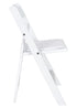 Chivari Kids White Resin Folding Chair CFRW-KID-AX-T