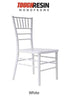 Chivari 40 Chair Pack White ToughResin™ Chiavari Chair CCRW-MONO-AX-T-40
