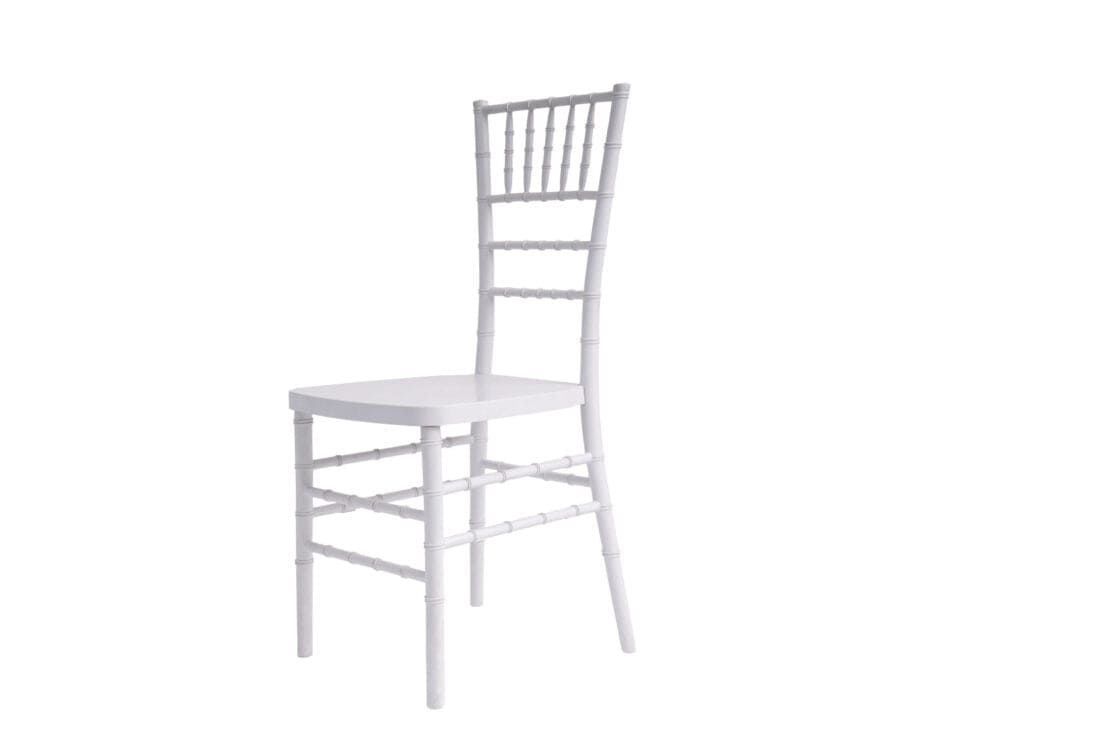 Chivari 40 Chair Pack White ToughWood™ Chiavari Chair CCWW-ZG-T-40
