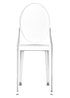 Chivari White Resin Oval Back Victoria Ghost Chair CGVRW-ZG-T