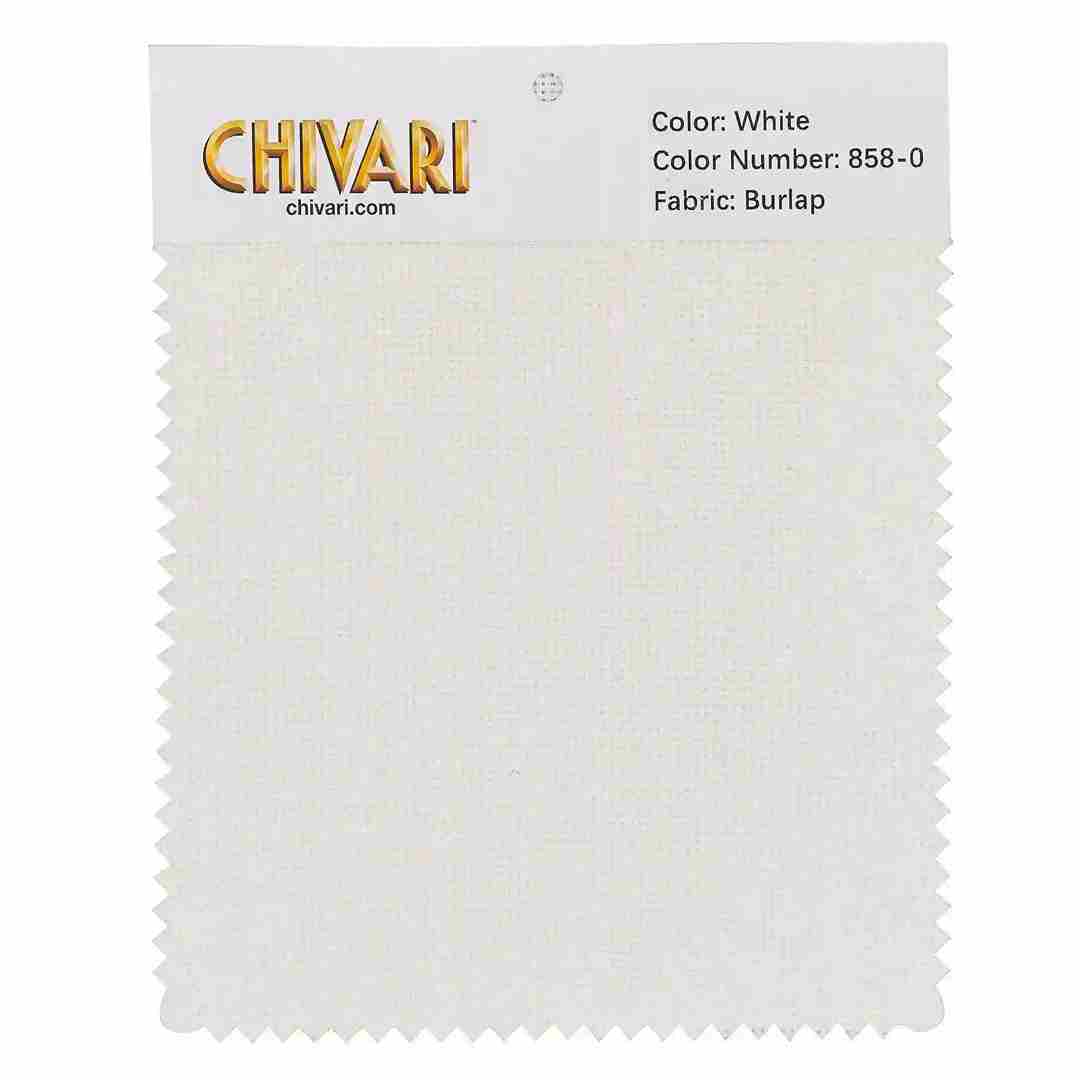 Chivari World’s Best Cushion Fabric Swatch – White SW-L-W-A