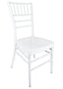 Chivari White Aluminum Chiavari Chair CCAW-AX-T
