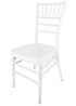 Chivari White Aluminum Chiavari Chair CCAW-AX-T