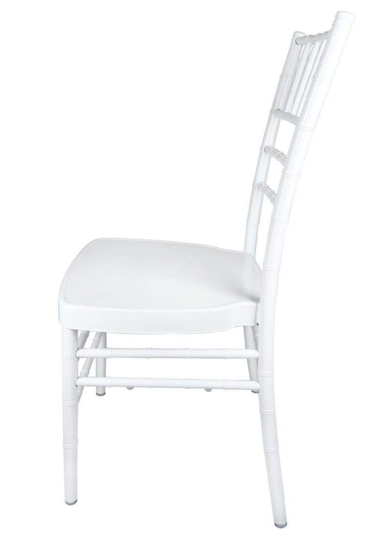 Chivari White Aluminum Chiavari Chair CCAW-AX-T