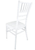 Chivari White Aluminum Chiavari Chair CCAW-AX-T