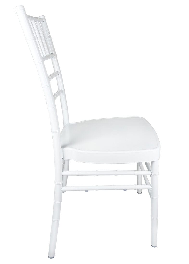Chivari White Aluminum Chiavari Chair CCAW-AX-T