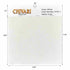 Chivari World’s Best Cushion Fabric Swatch - White Linen SW-L-P-A