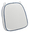 Chivari White with Navy Blue Piping 2.5" Thick Chair Cushion - World's Best Cushions CUSHBST-WNB-AX-T