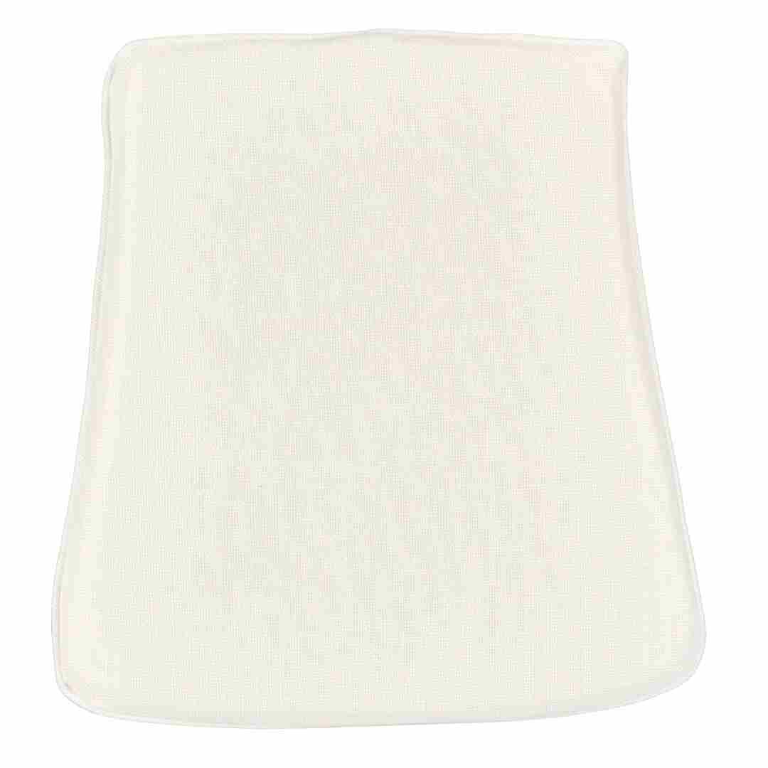 Chivari White 1.25" Thick Cushion for Sophia Ghost Chair with SlipNot™ Technology CUSHSPH-WHI-A