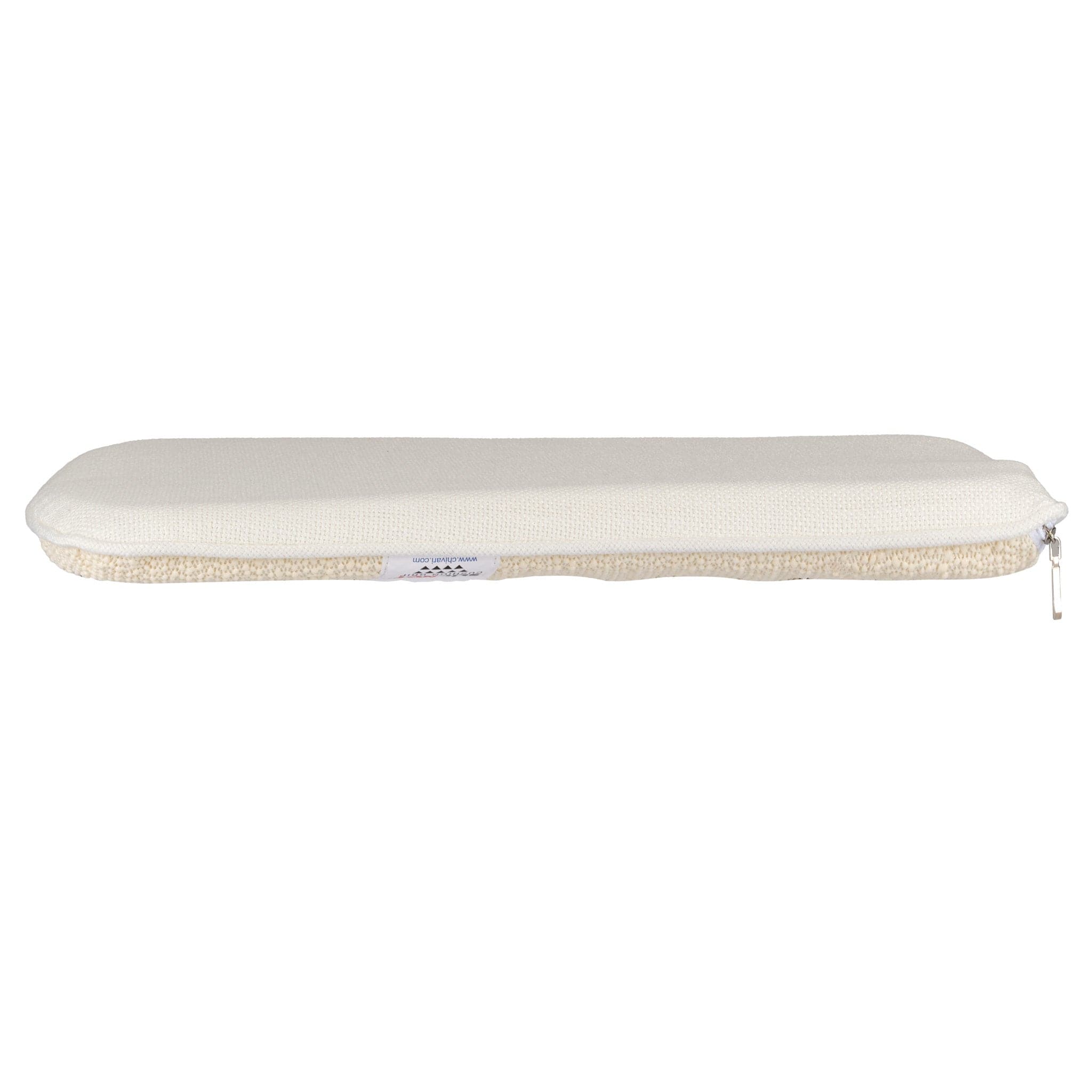 Chivari White 1.25" Thick Cushion for Sophia Ghost Chair with SlipNot™ Technology CUSHSPH-WHI-A