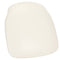 Chivari White 1.75"  Vinyl Panel Back Chiavari Cushion with SlipNot™ Technology CUSHPANVINWHI-SPNT-AX