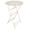 Chivari 32" Antique White Barcelona Bistro Cocktail Table TBBBMW-AX-T