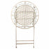 Chivari 32" Antique White Barcelona Bistro Cocktail Table TBBBMW-AX-T
