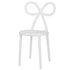 Chivari White Resin Bow Chair with Round Seat CBORW-ZG