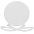 Chivari White Resin Bow Chair with Round Seat CBORW-ZG