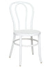 Chivari Cool White Resin Bentwood Festive Chair CBFRW-ZG-T