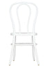 Chivari Cool White Resin Bentwood Festive Chair CBFRW-ZG-T