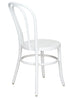 Chivari Cool White Resin Bentwood Festive Chair CBFRW-ZG-T