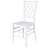 Chivari White Diamond Resin Chair - 2 Pack - Some Assembly Required CDRW2-U-ZG-T-2