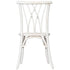 Chivari White Distressed ToughWood™ Willow Chair CWWWD-AX-T