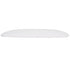 Chivari Cool White Round Vinyl Panel Back Cushion CUSH-PANVIN-RDWHT-ZG-T
